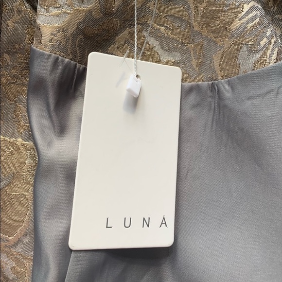 NWT Gold Floral Blazer - Picture 6 of 6